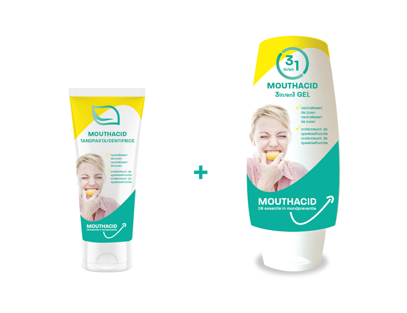 Kennismakingspakket: 1 gel + 1 tube  tandpasta